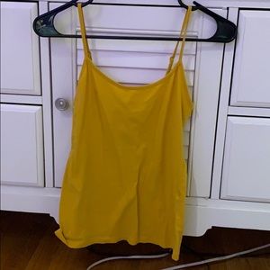 Mustard yellow tank top